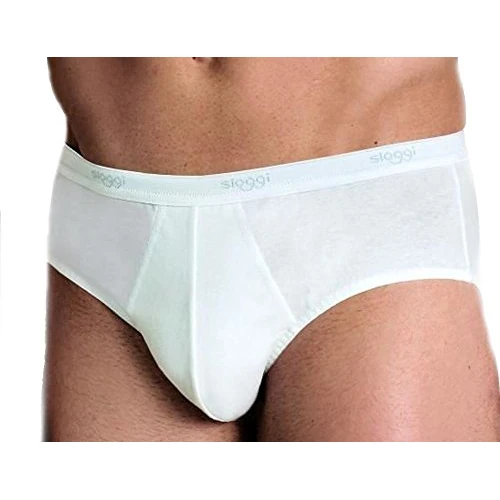 Sloggi Men's Basic Midi Knickers, White, 38 UK