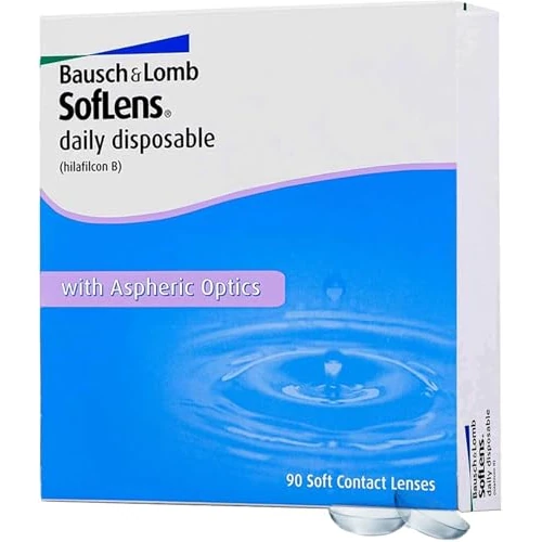 Begrenztes Angebot: Bausch + Lomb SofLens Daily Disposable Tageslinsen, sphärische Kontaktlinsen, weich, 90 Stück BC 8.6 mm / DIA 14.2 / -7.00 Dioptrien von 35.76 EUR auf 33.97 EUR (Rabatt 5.9%)