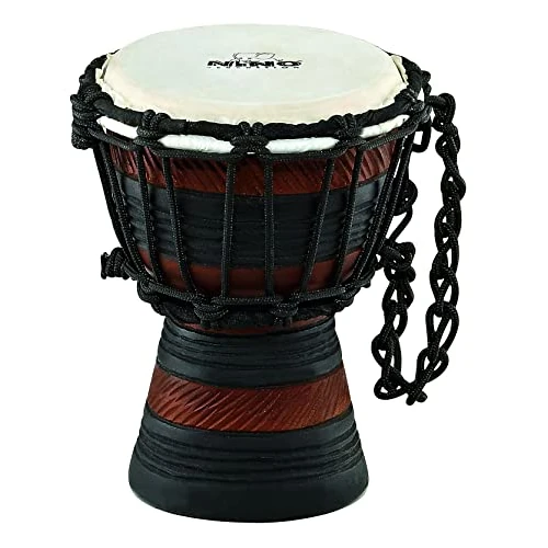 Offre limitée : Nino Percussion Earth Rhythm Djembe – Très Petit Instrument de Musique pour Enfants à partir de 3 ans – Diamètre de 4,5 pouces – Acajou, Naturel (NINO-ADJ3-XXS) de 30.30 € à 30.30 € (0.00% de remise)