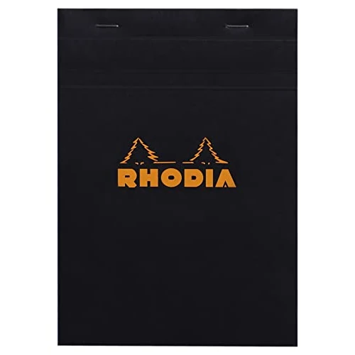 Offre limitée : RHODIA 162009C - Bloc-Notes Agrafé N°16 Black - A5 14,8 x 21 cm - Petits Carreaux - 80 Feuillets Détachables - Papier Clairefontaine 80 g/m² - Couverture en Carte Enduite Souple de 2.99 € à 2.39 € (20% de remise)