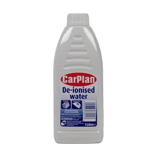 Offerta a tempo: CarPlan Acqua deionizzata 1L - Previene la formazione di peli e calcare - 90% da 26.11 € a 2.49 €