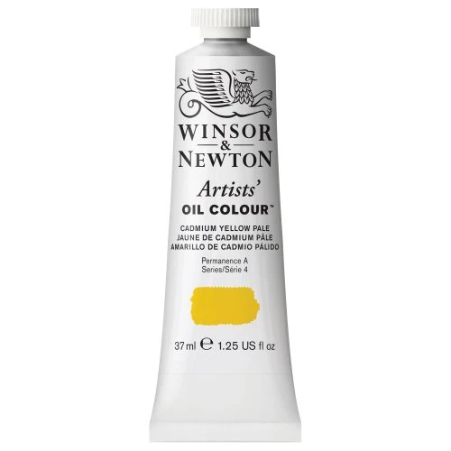 Winsor & Newton – Colore ad Olio, 37 ml, per pittura Jaune de cadmium Pale