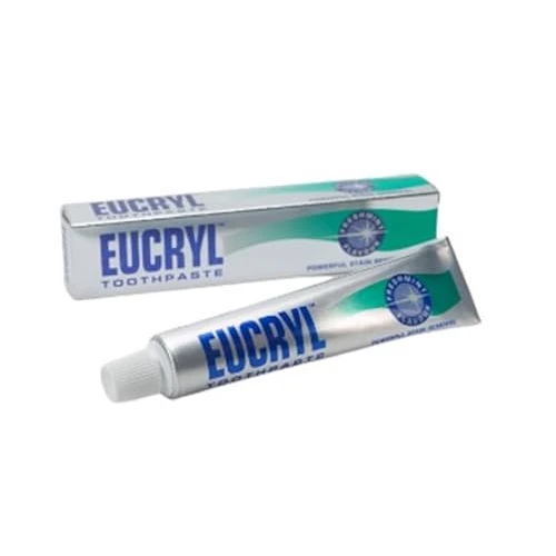 Limited-time offer: Eucryl Freshmint Toothpaste, Whitening Toothpaste, Powerful Stain Remover, For Tobacco, Tea, Coffee & Wine Stains, Unique Polishing Action, 1 x 50ml from 3.99 £ to 3.99 £ (save 0.00%)