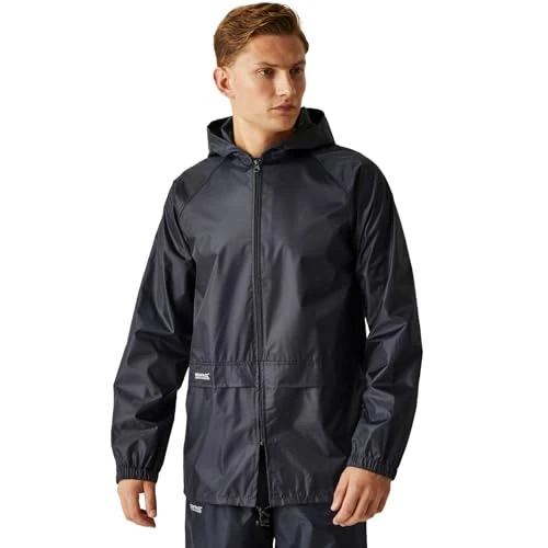 Offerta a tempo: Regatta Uomo Giaca Impermeabile, Blu (Navy), XL - 42% da 29.99 € a 17.32 €