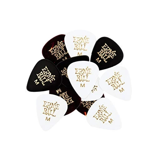Limited-time offer: Ernie Ball Medium Assorted Color Cellulose Picks, bag of 12 from 9.09 £ to 9.09 £ (save 0.00%)