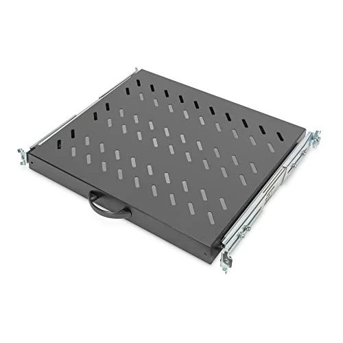 Offre limitée : DIGITUS Etagère 1U extractible prof 345 mm pour Armoire réseau Noir | Fixation à l'avant et à l'arrière – Pour armoires réseau d'une profondeur minimale de 600 mm – Capacité de charge : 25 kg de 59.54 € à 59.54 € (0.00% de remise)