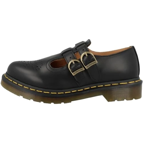 Oferta limitada: Dr Martens Mary Jane, Merceditas Mujer, Negro (Black Smooth), 38 EU de 185.00 € a 125.95 € (ahorro 32%)