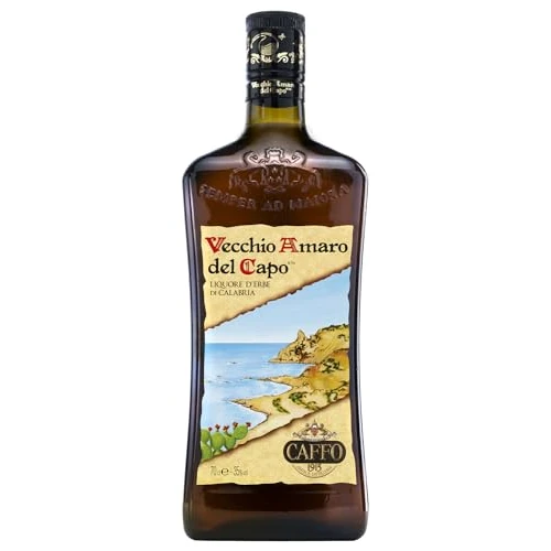 Caffo Vecchio Amaro del Capo italienischer Kräuterlikör, 1er Pack (1 x 700 ml)