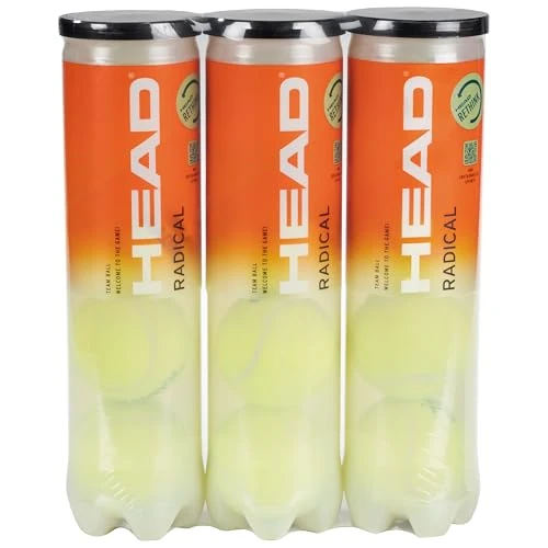Offerta a tempo: HEAD Palline da Tennis Radical, confezione tripla (12 palline), la confezione può variare - 17% da 18.00 € a 15.00 €