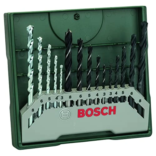 Oferta ograniczona: Bosch Mini-X-Line 15-częściowy zestaw wierteł (do drewna, kamienia i metalu, osprzęt do wiertarko-wkrętarki) z 28.00 PLN na 28.00 PLN (zniżka 0%)