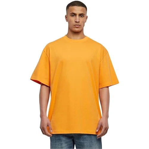 Offerta a tempo: URBAN CLASSICS Maglietta Uomo a Maniche Corte, Tall Tee Oversize in Cotone, Spalle Morbide e Scollatura a Girocollo, Taglie Forti Disponibili - 7% da 12.90 € a 11.99 €