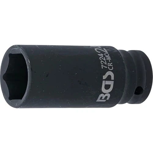 Limited offer: BGS 7224 | Impact Socket Hexagon, deep | 12.5 mm (1/2") Drive | 24 mm from 11.65 EUR to 9.77 EUR (save 16%)