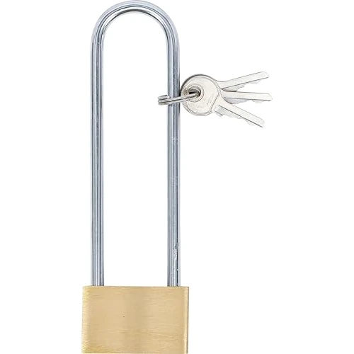 BGS Diy 3103 | Brass Padlock | extra high Shackle | 40 mm