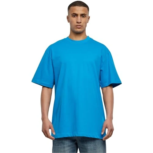 Urban Classics Men's Oversized Short Sleeves T-Shirt with Dropped Shoulders, 100 percentage Jersey Cotton, Turquoise, XL