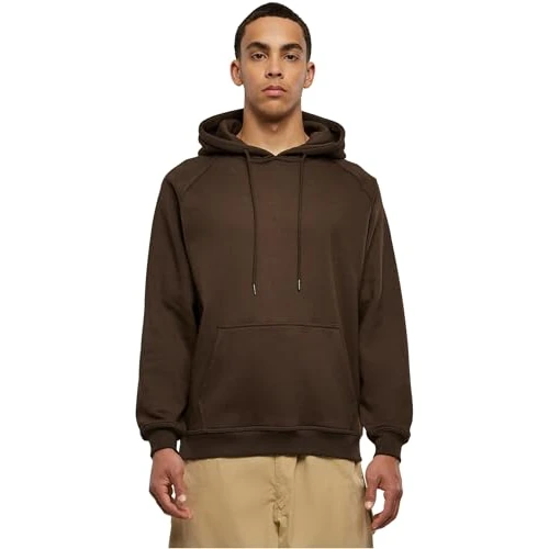 Zeitlich begrenztes Angebot: Urban Classics Herren Blank Hoody – Locker Geschnittener Kapuzenpullover mit Kängurutasche und Verstellbarer Kapuze für Freizeit Alltag Sport und Streetwear,Braun,XXL von 39.90 € auf 19.99 € (50% Rabatt)