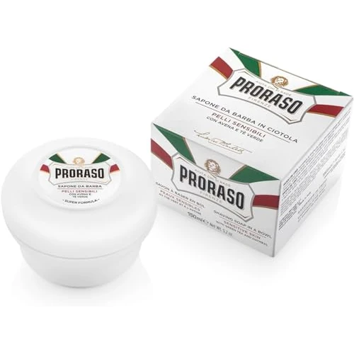 Limited-time offer: Proraso Shaving Soap - Oatmeal & Green Tea - Nourishing & Gentle Formula Shave Soap in a Bowl for Sensitive Skin - Premium Italian Shaving for Men - 5.2oz from $13.99 to $13.99 (save 0.00%)