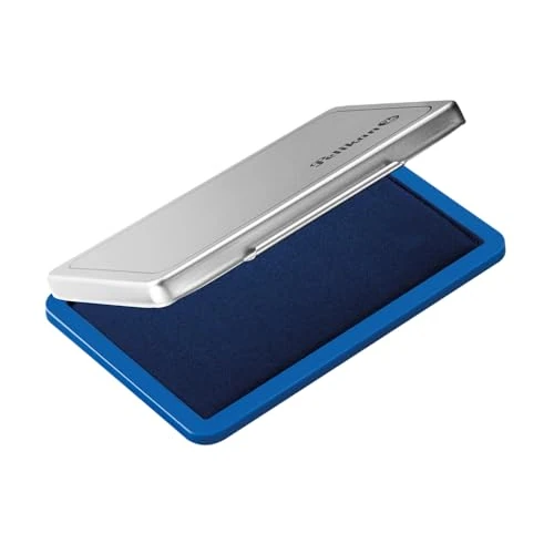 Oferta limitada: Pelikan, Tampón para Sellos Metálico, Entintado, Recargable y Reentintable, Tinta de Secado Rápido, 7 x 11 cm, Color Azul de 11.05 € a 10.32 € (ahorro 7%)