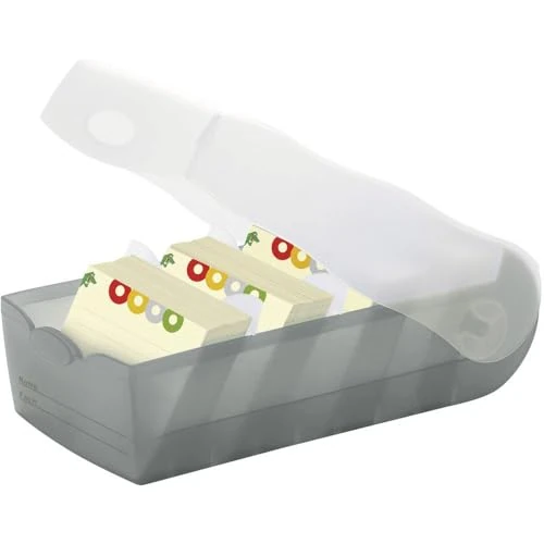 Limited-time offer: HAN 997-693, Croco Flashcard Index Box. for Learning Vocabulary in an Ingeniously Simple Way, A7, Translucent Grey from $29.62 to $29.62 (save 0.00%)