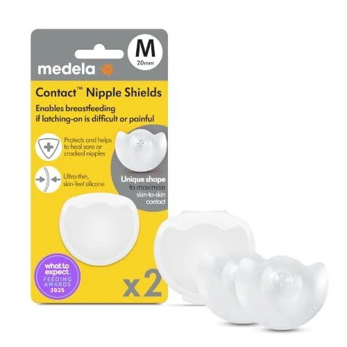 Offre limitée : Medela Bouts de sein en silicone Contact Medela, design ultra-fin et souple, fabriqués sans BPA, 1 paquet de 2 bouts de sein (20 mm) et étui de 11.90 € à 11.90 € (0.00% de remise)