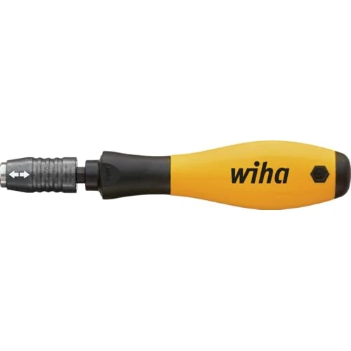 Wiha Cacciavite con portainserti SoftFinish ESD, con bloccaggio meccanico, nero