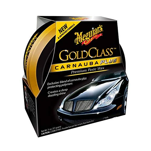 Zeitlich begrenztes Angebot: Meguiar's Gold Class Carnauba Plus Premium Paste Wax 311g – Langanhaltende Carnauba-Polymer-Mischung für tiefen Glanz und reflektierende Oberfläche, sicher für Klarlack und glänzende Lackierungen von 39.90 € auf 21.92 € (45% R