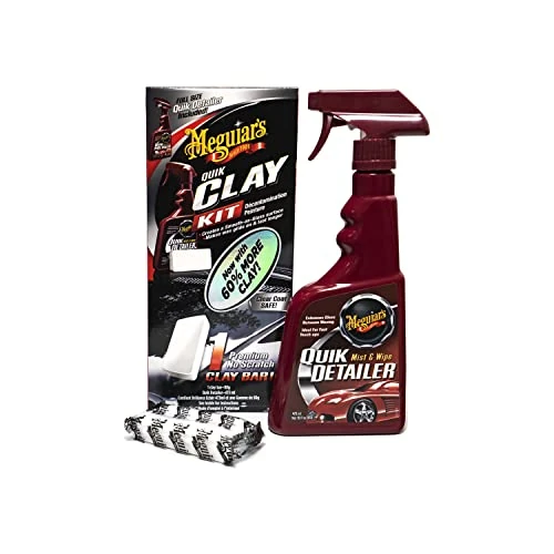 Offerta a tempo: Meguiar's® Kit Quick Clay con argilla e pulitore, G1116EU - 14% da 26.90 € a 23.06 €