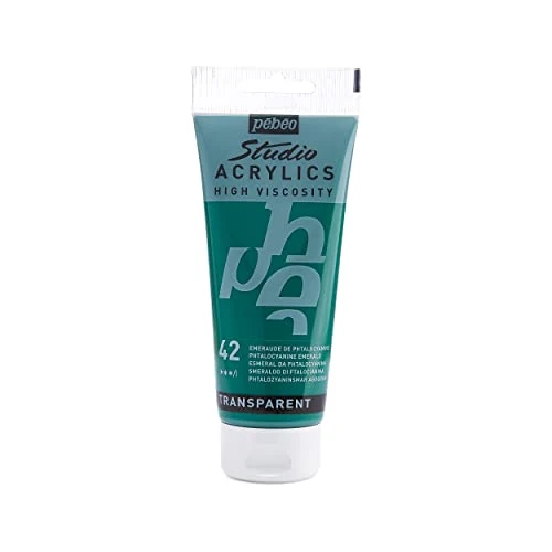 Limited-time offer: PEBEO 831-042 100 ml Studio Acrylic Paint, Phtalocyanine Green from 7.84 GBP to 7.84 GBP (save 0%)