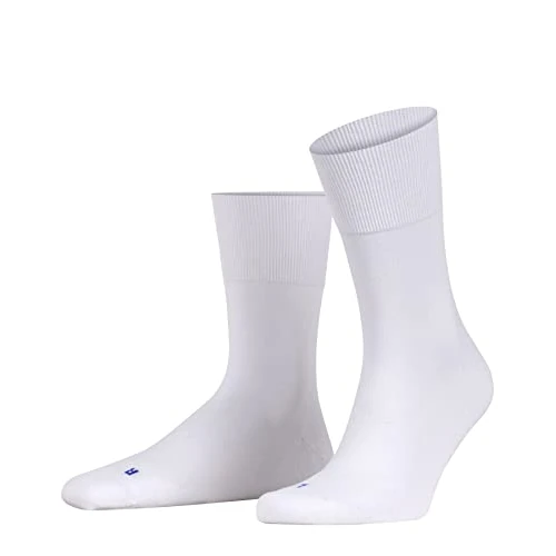 FALKE Unisex Run U Sso Cotton Plain 1 Pair Socks, White 2000, 4-5