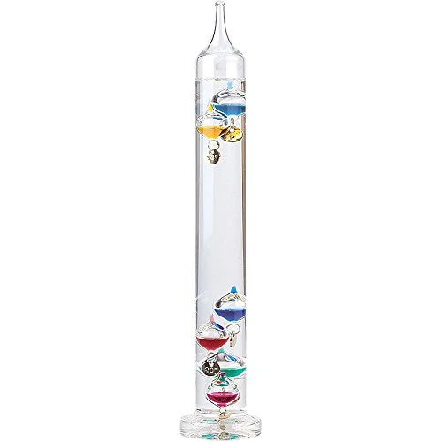 PEARL Galileo Glass Thermometer Classic Galilei Thermometer