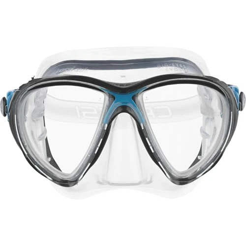 Offerta a tempo: Cressi Big Eyes Evolution Mask SIL Clear/Frame Blue Black - 10% da 45.49 € a 40.79 €