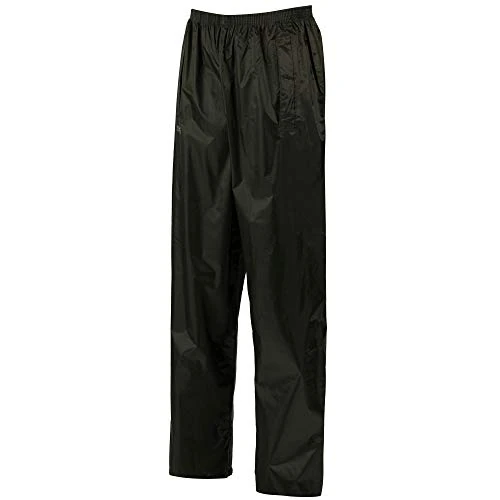 Offerta a tempo: Regatta Pack It, Pantaloni da Pioggia Uomo, Verde (Dark Olive), L - 25% da 20.00 € a 14.99 €