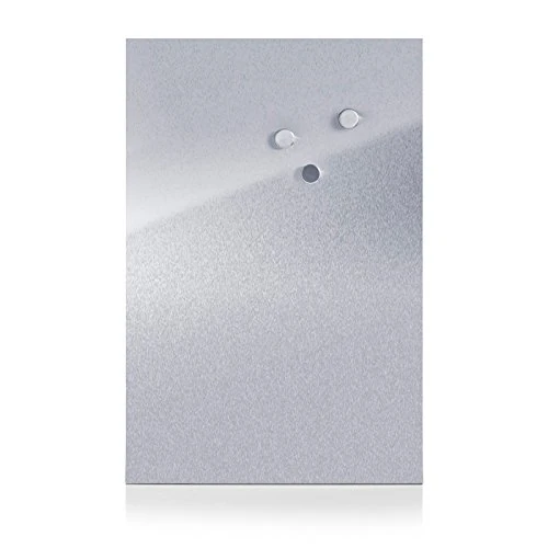 Offerta a tempo: Zeller 11120 Bacheca Magnetica, Stainless Steel, Argento, 60x40x1.4 cm - 8% da 35.95 € a 33.22 €