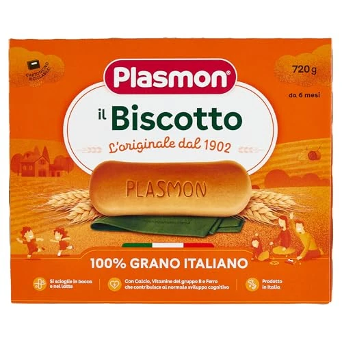 Offerta a tempo: PLASMON BISCOTTI 720G — 33% da 7,49 € a 4,99 €
