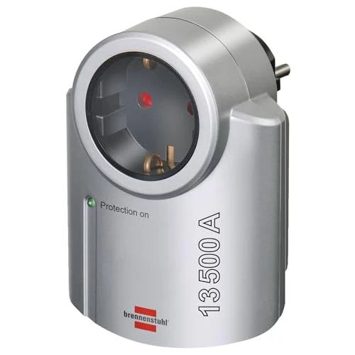 Limited offer: Brennenstuhl PRIMERA-Line Power Adapter with Surge Protection (Adapter as Protection for Electrical Equipment) Silver/Black from 24.13 EUR to 24.13 EUR (save 0%)