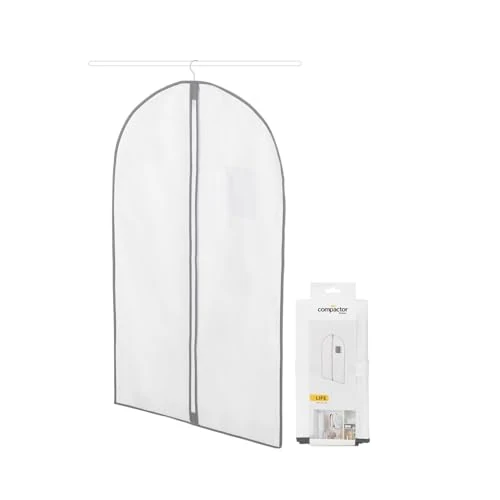Offerta a tempo: Compactor Borsa Protettiva per Abiti Life Taglia M 60x100 cm Bianco - 0.00% da 6.31 € a 6.31 €
