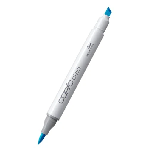 Offerta a tempo: Copic Ciao - Pennarello Grafico con Doppia Punta, 11 g , Blu (Frost Blue), 12 x 12 x 150 mm - 51% da 7.99 € a 3.94 €