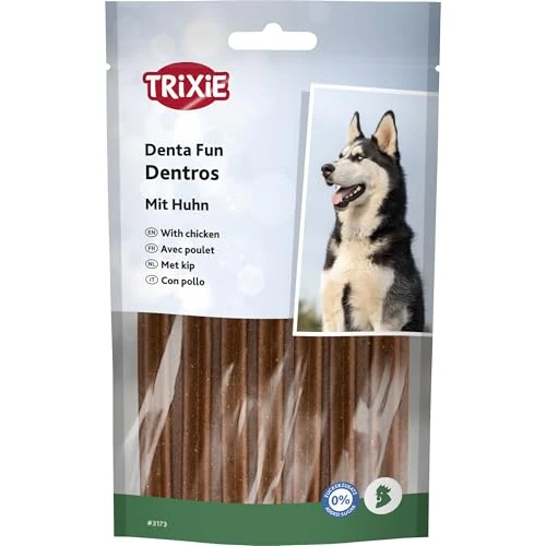 Offerta a tempo: Trixie Dentros Denta Fun Mini pollo, con pollame per cane, 180 g - 60% da 5.50 € a 2.19 €