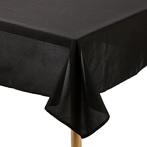 Limited-time offer: Soleil d'ocre Alix Tablecloth Rectangular Stain-Resistant 140 x 240 cm Black from 10.89 GBP to 10.89 GBP (save 0%)