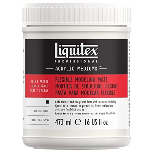 Oferta limitowana: Liquitex 8916 Professional elastyczna pasta strukturalna i modelująca do farb akrylowych, wodoodporna, jakość archiwalna, nie żółknie – doniczka 473 ml, biała, matowa z 132.14 zł na 132.14 zł (oszczędź 0.00%)