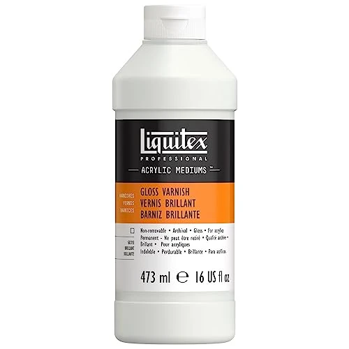 Beperkte aanbieding: Liquitex 6216 glans vernis, beschermt tegen omgevingsinvloeden, behoudt de glans en helderheid van acrylverf - 473ml fles, Glans van 37.69 EUR naar 37.69 EUR (besparing 0%)