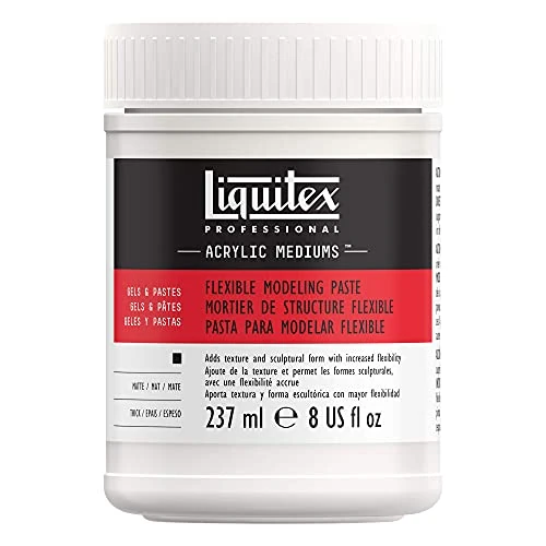 Zeitlich begrenztes Angebot: Liquitex 8908 Professional flexible Struktur- und Modellierpaste für Acrylfarben, wasserfest, Archivqualität, nicht vergilbend - 237ml Topf, Weiß, matt von 17.33 € auf 17.33 € (0.00% Rabatt)