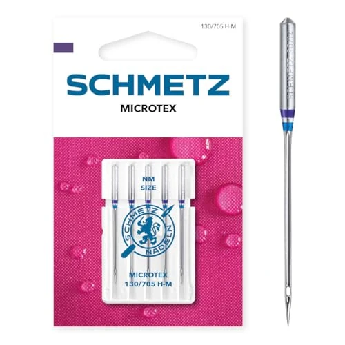 Offerta a tempo: SCHMETZ | 5 Aghi per macchine da cucire | Microtex | 130/705 H-M | Spessore 80/12 | Adatto per tessuti particolarmente densi o fini - 0.00% da 6.33 € a 6.33 €