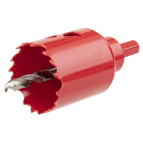 wolfcraft 5469000 - Scie cloche BIM - Diamètre 40 mm - Queue 6 pans 9,50 mm - Profondeur de coupe 40 mm