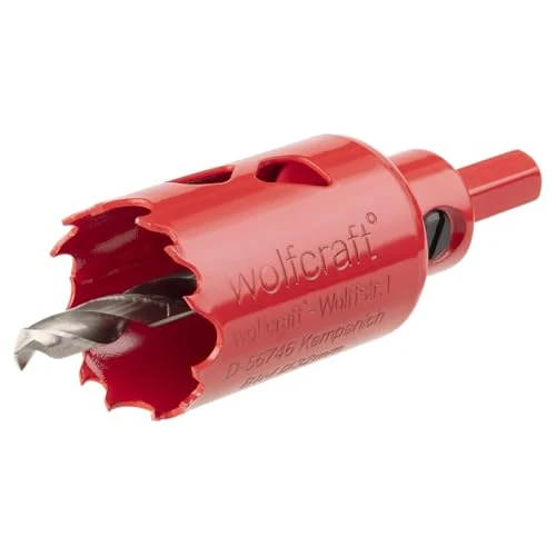 Oferta limitada: wolfcraft Sierra de corona BiM I 5466000 I Para materiales de obra en seco, madera, plásticos y metales, profundidad de corte de 40 mm de 13.49 € a 8.11 € (ahorro 40%)