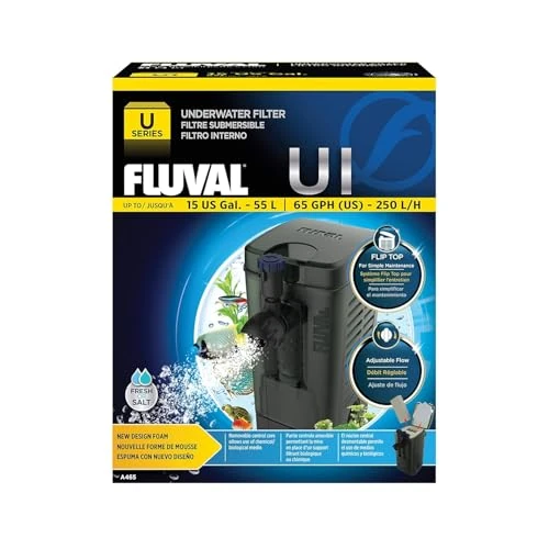 Oferta limitada: Fluval Filtro Interno U1, 55 L, Negro de 22.91 € a 21.71 € (ahorro 5%)