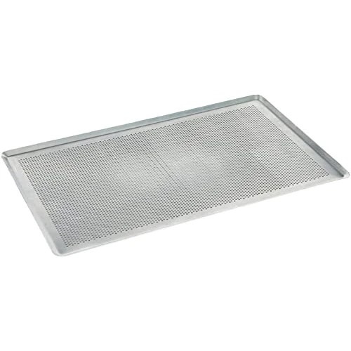 De Buyer, PLACA ALUMINIO PERFORADA BORDES REDONDOS DE 1,5CM DE ESPESOR, 53X325 CM,7367.53