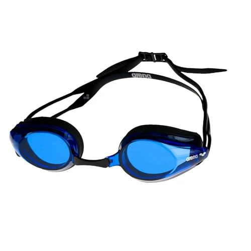 Limited-time offer: ARENA Tracks Racing Goggles, Unisex Adult Pool Goggles with UV Protection, 4 Interchangeable Nose Bridges, Silicone Seals, Lenses with an Anti-Fog Treatment from 16.90 £ to 16.00 £ (save 5%)
