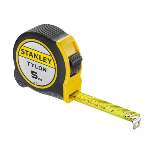 Tijdelijke aanbieding: Stanley Bandmaat Tylon, 5 m, Tylon-polymeer beschermlaag, verschuifbare eindhaak, kunststof behuizing, 1-30-697 van 7.84 EUR naar 5.96 EUR (korting 24%)