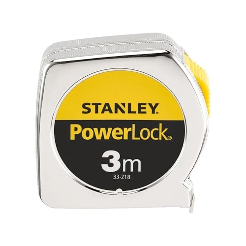 Limitiertes Angebot: STANLEY Maßband Bandmaß/Messband Powerlock (aus Metall, Maßband 3 m lang, mit Gürtelclip, extra starkes Band, gebogen, beidseitige Skala, Mylar-Schutzschicht, Endhaken zweifach vernietet) 1-33-218 von 6.98 EUR auf 6.98 EUR (Spare 0%)