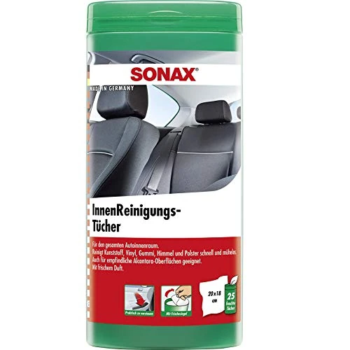 Offerta a tempo: SONAX 04122000 - Salviette per la pulizia degli interni - 10% da 8.51 € a 7.67 €